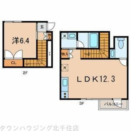 メゾンヴェリテの物件間取画像